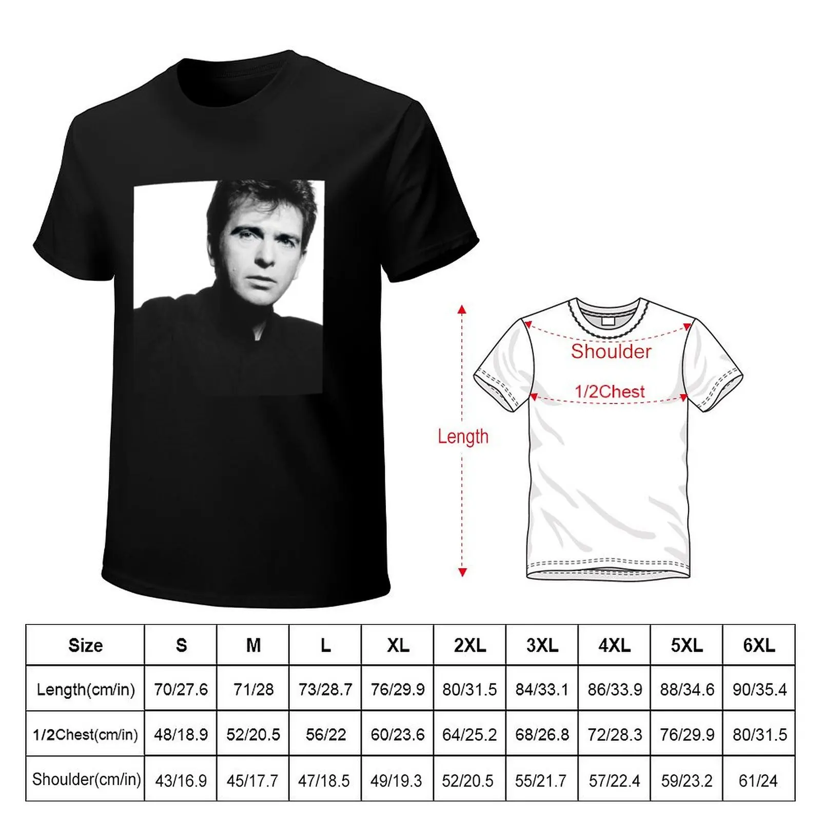 Peter Gabriel - So T-Shirt однотонные черные футболки оверсайз для мужчин