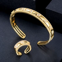 soramoore luxury diy trend stackable bangle ring set fashion jewelry sets for women wedding engagement brincos para as mulheres