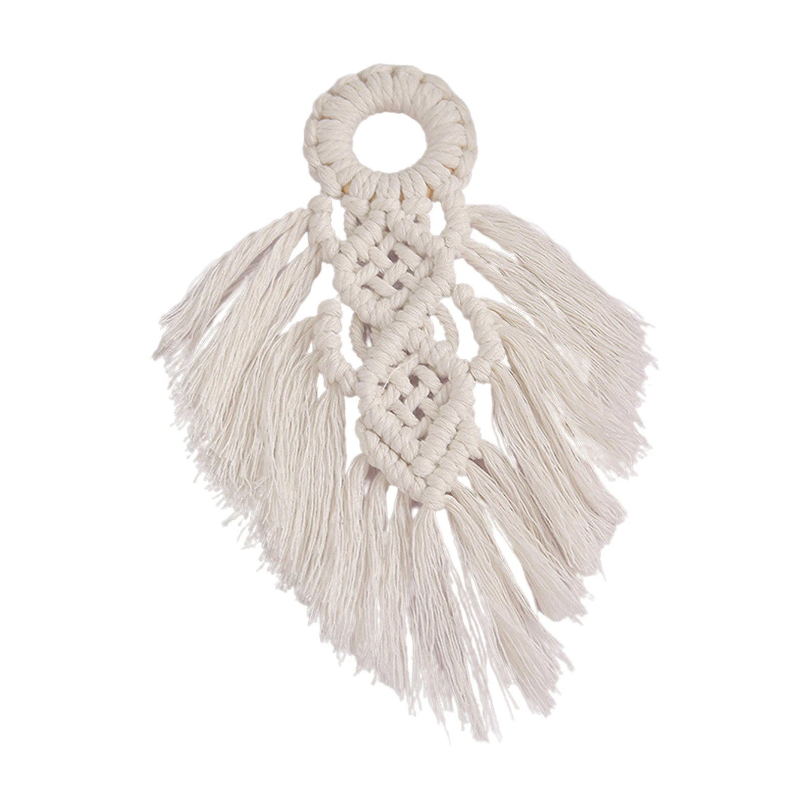 

Macrame Wall Hanging Home Decoration Accessories Feathered Charm Car Wall Hanging Boho Decor Hand-woven Tapestry Wall Hanging