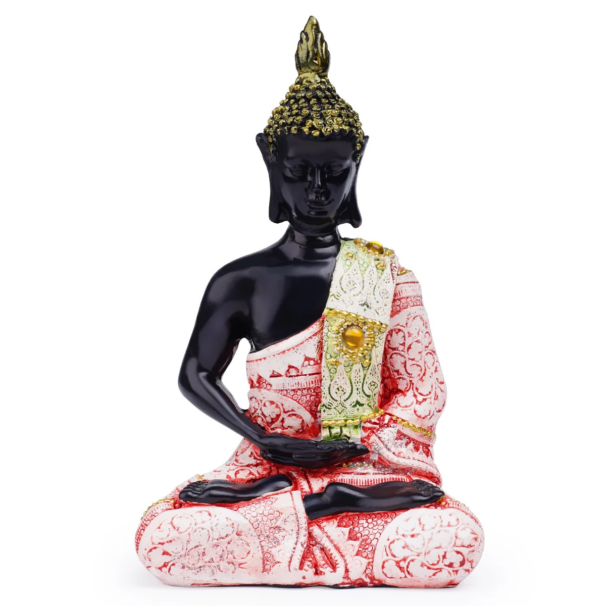 

Thai Buddha resin handicraft style high-grade home decoration Thai Buddha Indian sitting Buddha