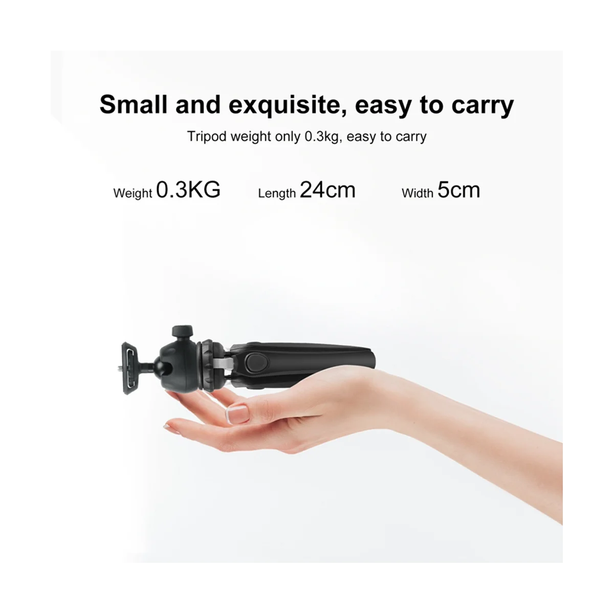 

Multifunctional Portable Mini Bracket VLOG Live Stabilizer Tripod with Phone Clip Steady Shot Anti-Shake Bracket, Blue