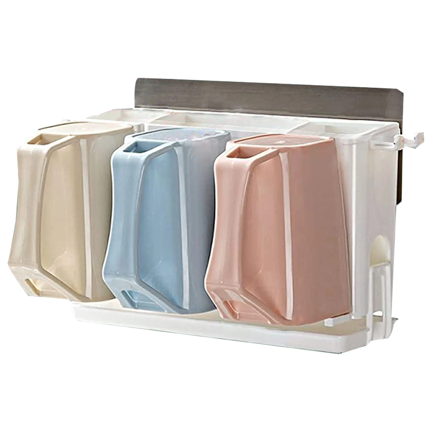 

Toothbrush Holders for Bathrooms,Toothbrush Holder Wall Mounted with Multifunctional No Punching ,Tooth Brushing Holder