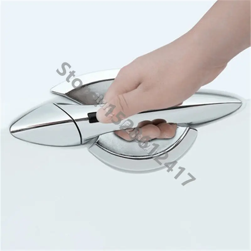 

car accessories FOR HYUNDAI ELANTRA 2011-2016 CHROME SIDE DOOR HANDLE BAR COVER CATCH TRIM MOLDING CAP MOULDING