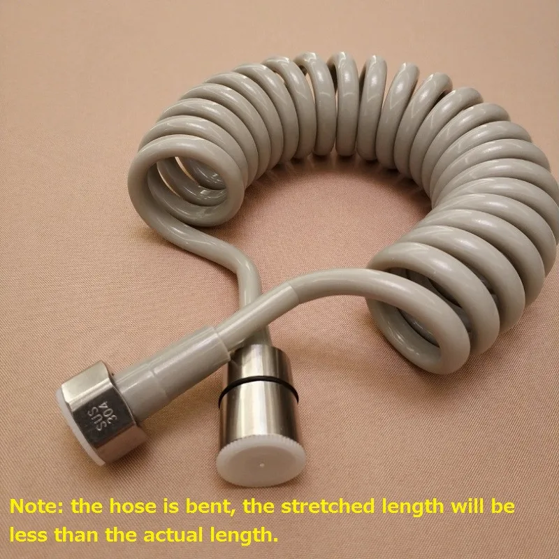 

1.5/2/3M PU Telephone Line Shower Hose Bathroom Spring Flexible for Water Plumbing Toilet Bidet Sprayer Bathroom Accessories