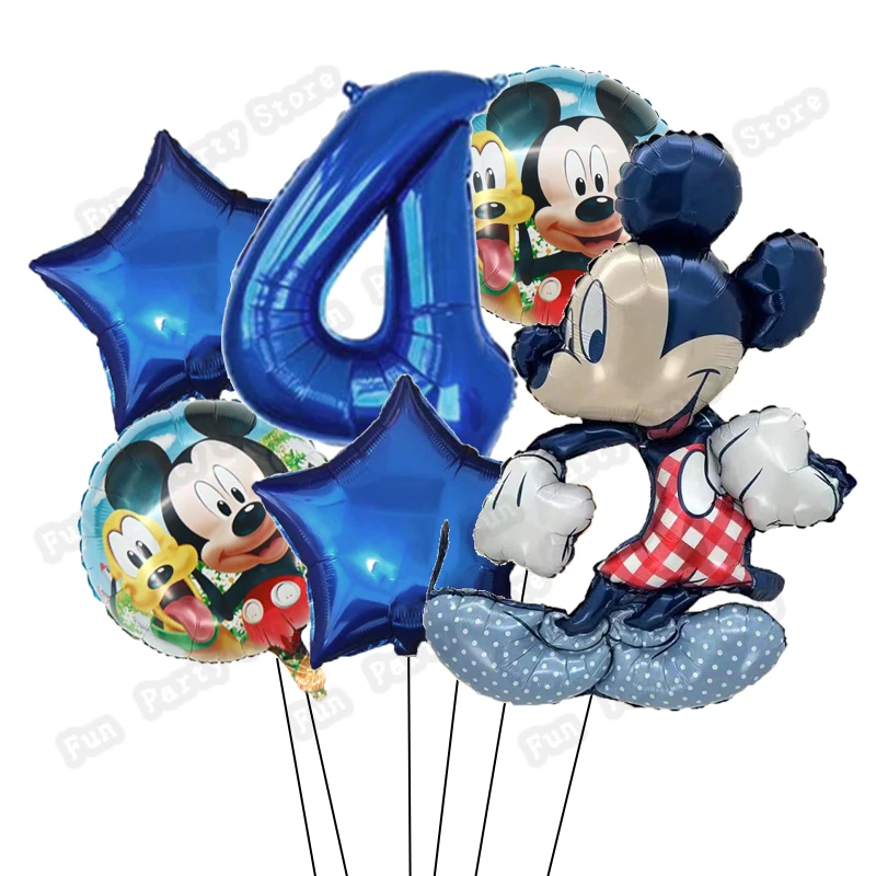 Набор воздушных шаров из фольги Минни 6 шт. | Дом и сад