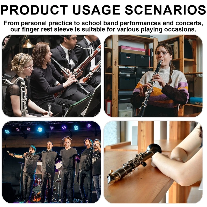 A9LD Силиконовая подставка для большого пальца кларнета гобоя защита защитные