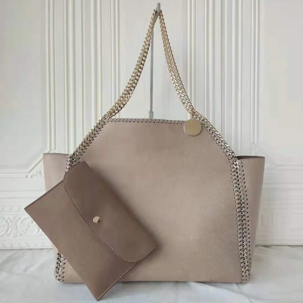

Classic Thick Chain Designer Style Totes Handbag Large Women Shoulder Bag