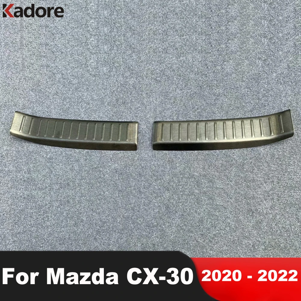 

Защитная накладка на багажник заднего бампера, Накладка на порог для Mazda CX30 CX-30 2020 2021 2022, защитная накладка на внутреннюю дверь автомобиля из ...