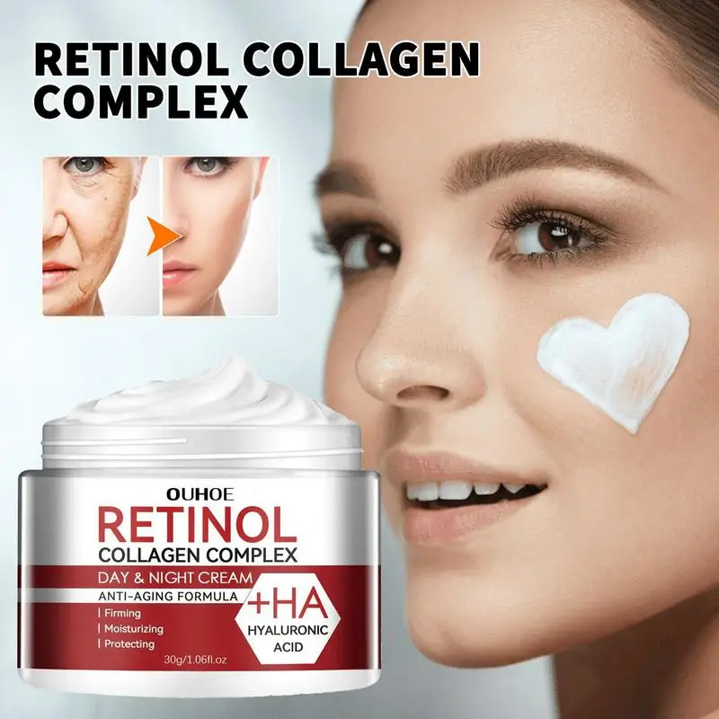 

Увлажняющий крем для лица Retinol с экстрактом корня лакрицы и пиона и витамином C, дневной и ночной крем для уменьшения тонких линий