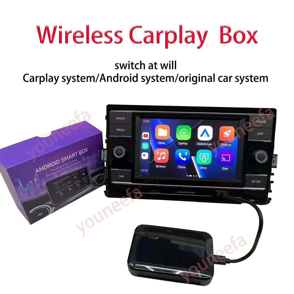 

Smart wireless Carplay box, suitable for the original Carplay upgrade, Android system, the original car system