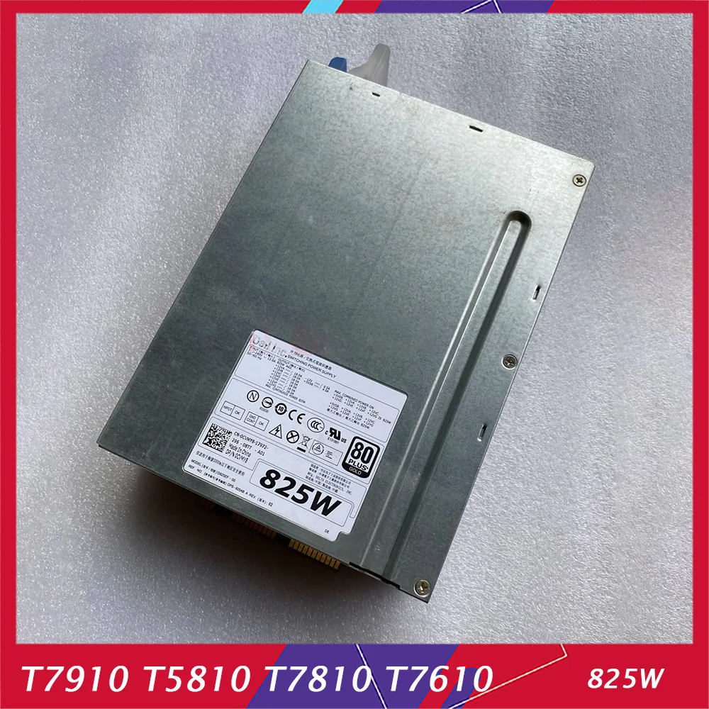 Для блока питания рабочей станции для DELL T7910 T5810 T7810 T7610 H825EF-02 W1FJK 0FT7T6 825W 100% Протестировано перед отправкой