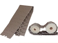 1meters 820 k250 width63 5mm plastic chain plate flat top chain conveyor belt