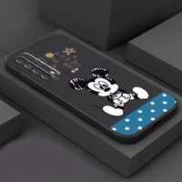 disney mickey minnie mouse phone case for huawei p30 p40 lite p20 pro p smart 2021 2020 2019 z back coque silicone cover black