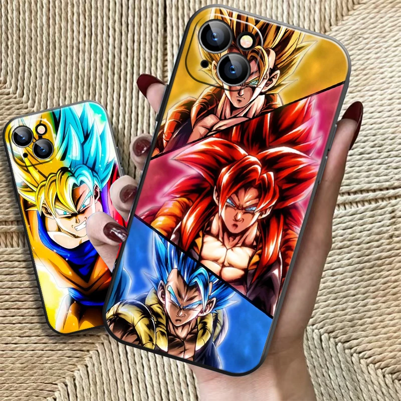 

Anime Dragon Ball Goku Vegeta For iPhone 13 12 11 Pro Max 13 12 Mini 5 5s 6 6S 7 8 Plus X XR XS Max Phone Case Funda Soft Back