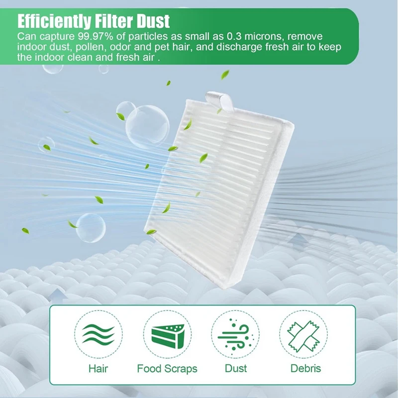 Для Eufy Clean L60 SES L50 Запчасти для пылесоса HEPA Filter Mop Cloth Side / Main Brush Accessories
