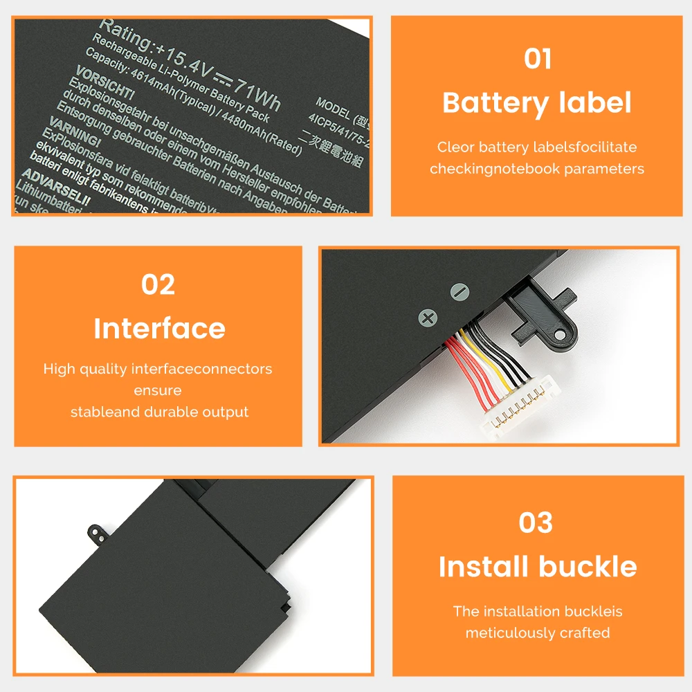 C42N1839 Аккумулятор для ноутбука Asus ZenBook 15 UX533FAC-A8097T UX533FTC UX534FAC UX534FTC UX563FD-A1015T 0B200-0347000 4 V