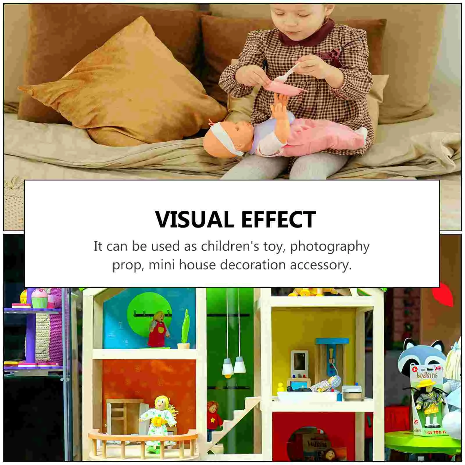 

400 Pcs Coat Hanger Mini Model Micro Toys Bracket Clear Bust House Accessory Plastic Miniature Dolls Clothes Hangers