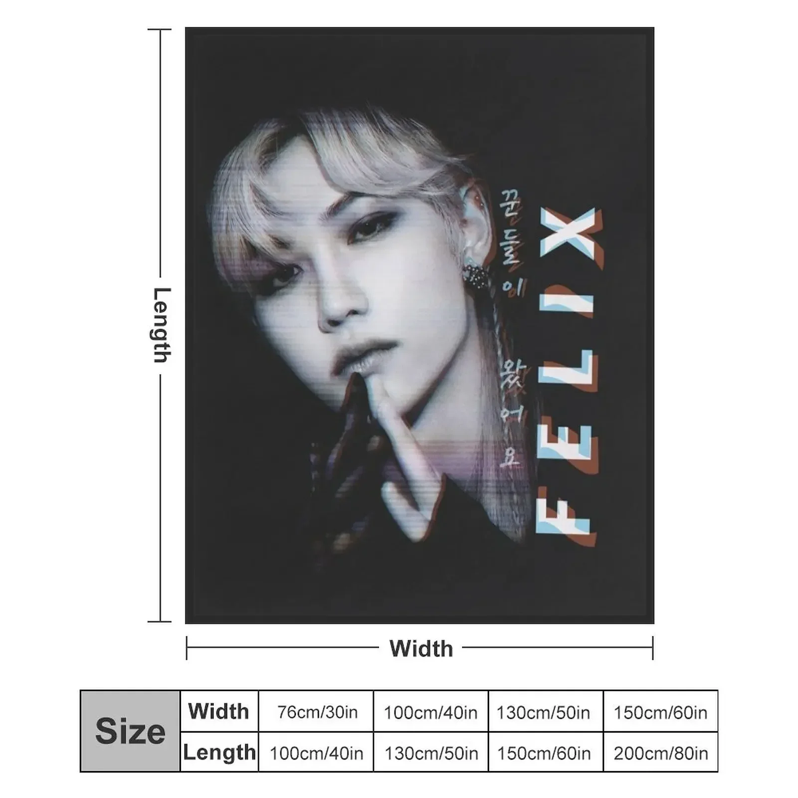 Одеяло SK Felix с эффектом темного глюка на заказ манга-одеяла для диванов теплые