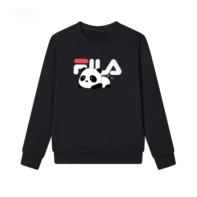 

2023 New FILA Hoodie Men and Women of the Same Couple 100% Cotton Loose Pullover Hoodie Fashion Letter Print Casual Colorful Top