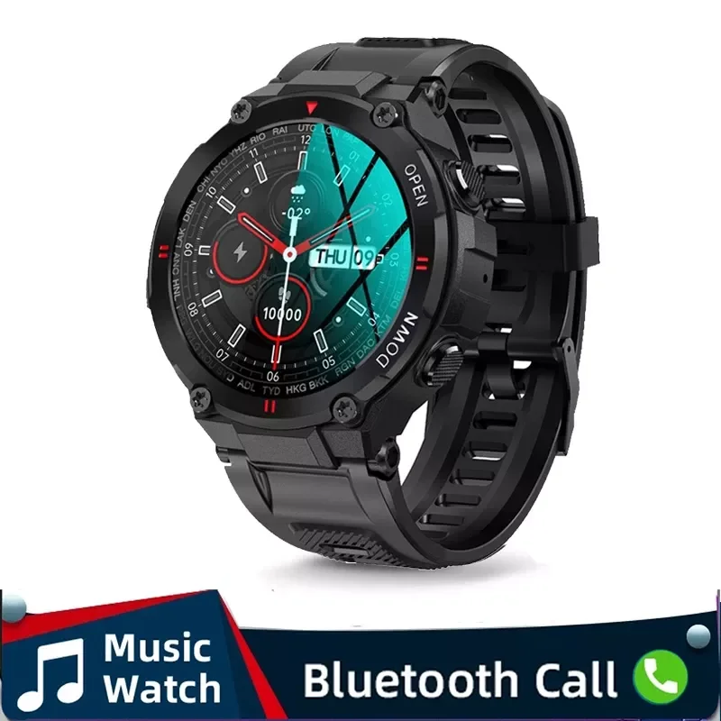 

Умные часы с Bluetooth для мужчин и женщин, водонепроницаемые спортивные часы для активного отдыха, фитнес-трекер, отображение состояния здоров...