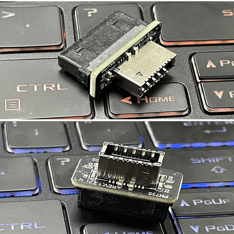 USB 3.1 20 Pin Adapter For Type C Front Panel Chassis Bracket Motherboard Internal 3.0 20Pin/19P Header To Type-E A-Key - купить по