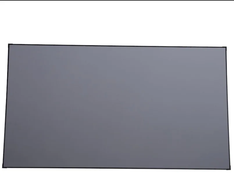 

100 дюймовый/120 дюймовый ПЭТ кристалл черный алмаз ust alr экран 4k Высокое разрешение фиксированная рамка экран для проекции