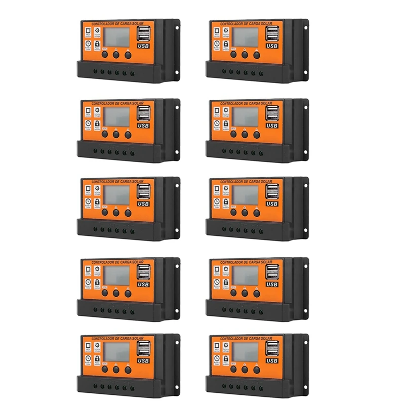 

10X 100A MPPT Solar Panel Regulator Charge Controller Auto Focus Tracking 12V/24V