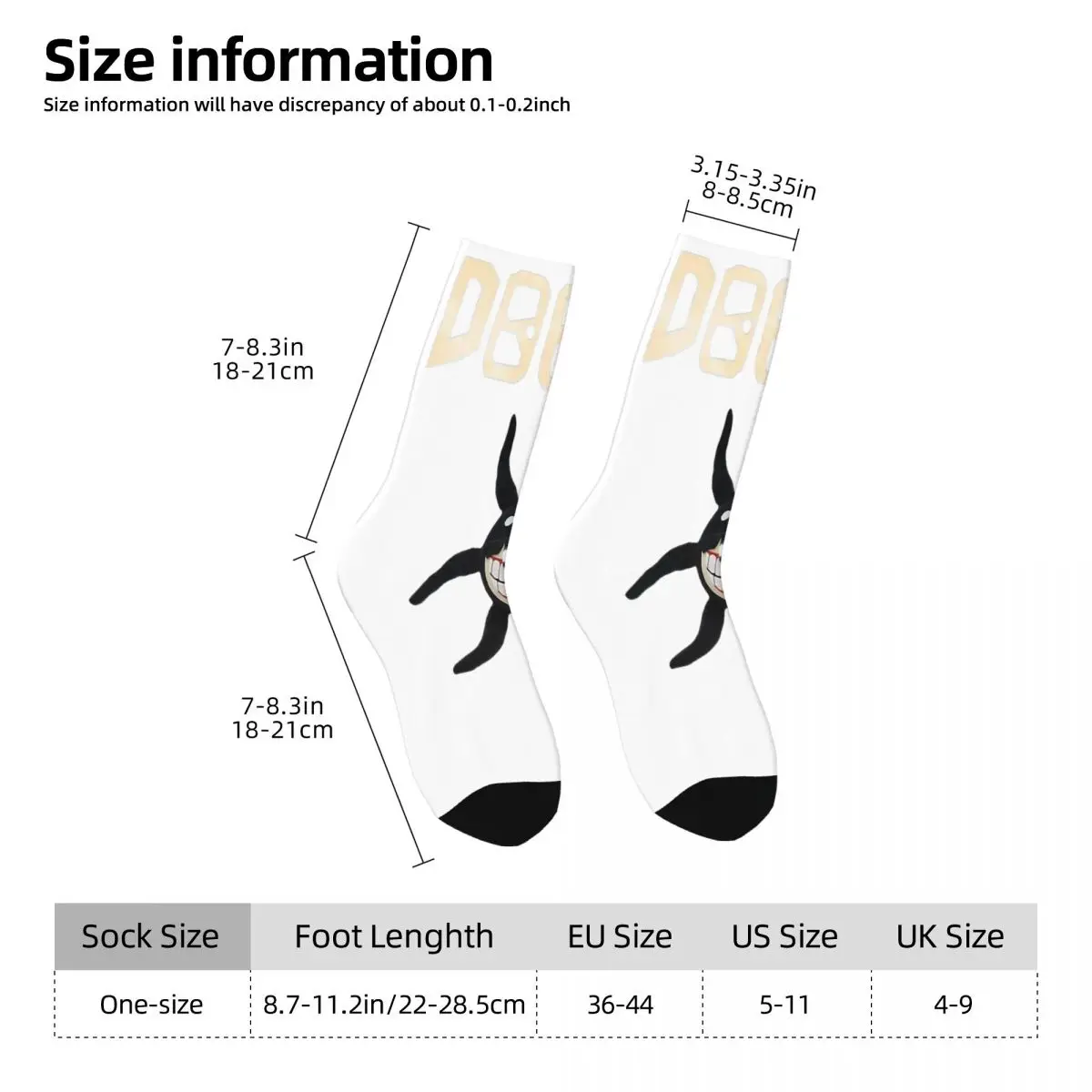 Осенне-зимние мужские и женские игровые носки в стиле ретро Screech Monster Of Doors