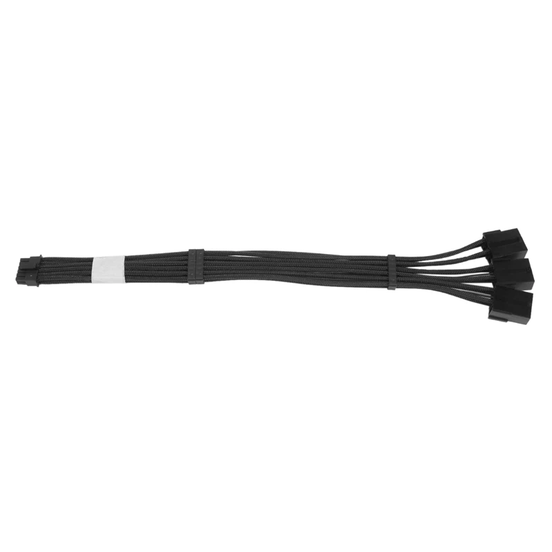 

12VHPWR 16Pin(12+4) To 3X8pin PCI-E 5.0 Sleeved Cable Compatible For GPU 3090Ti & RTX 4080 4090