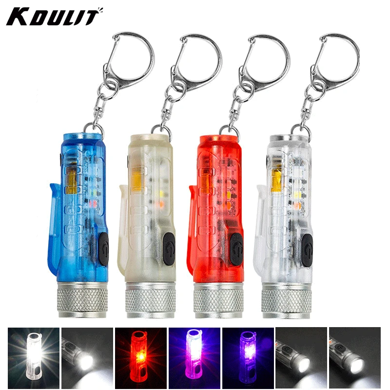

Multifunctional Portable LED Mini Flashlight Type-C Rechargeable Flashlight Strong Light Ultra-bright Waterproof Outdoor