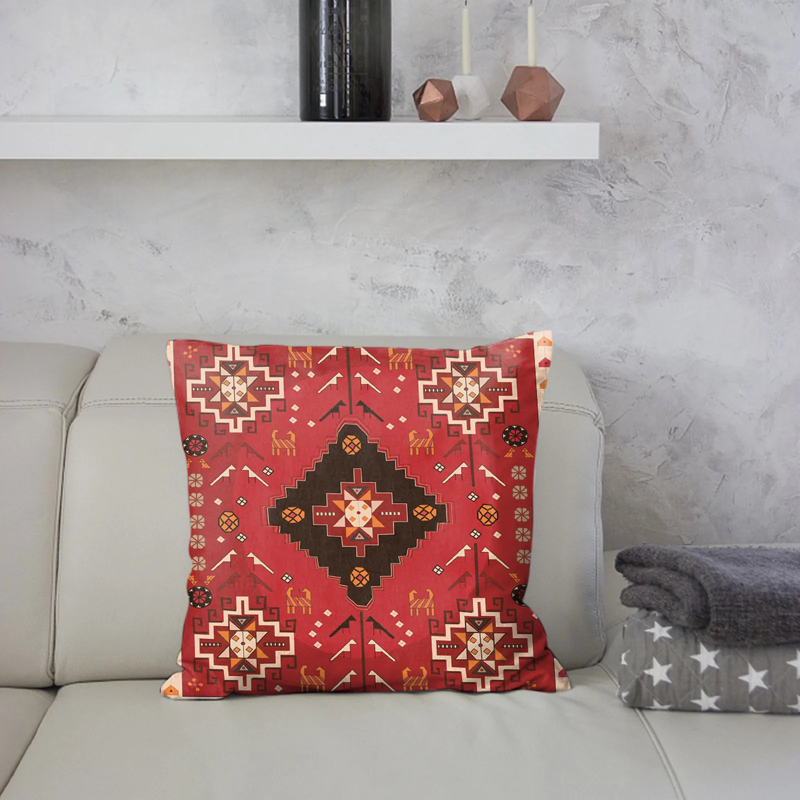 

Винтажный узор, турецкий персидский коврик, искусственный декор, подушка, подушка, детская подушка, Наволочка на молнии, наволочка