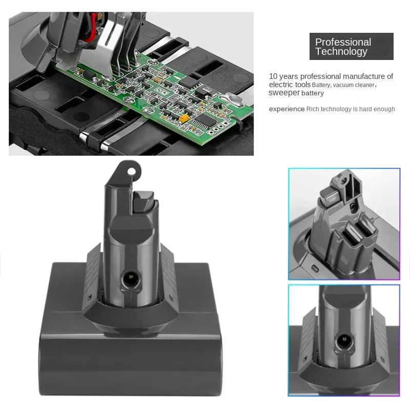 Литий-ионный сменный аккумулятор 21 6 В для Dyson V6 DC58 DC59 DC61 DC62 SV09 SV07 SV04 SV03 |