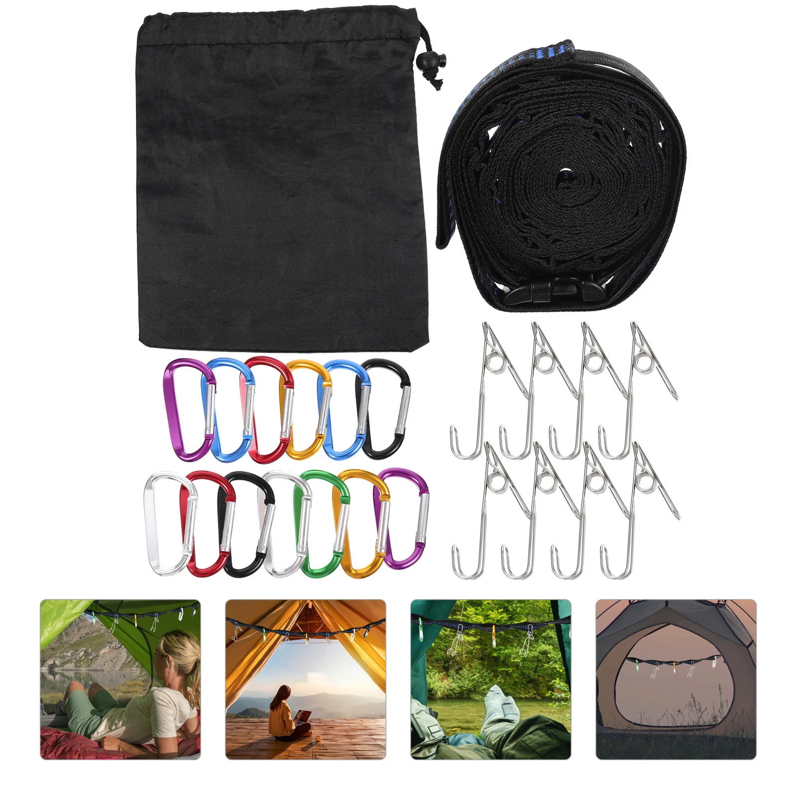 

Веревка-органайзер для веревки, палатки