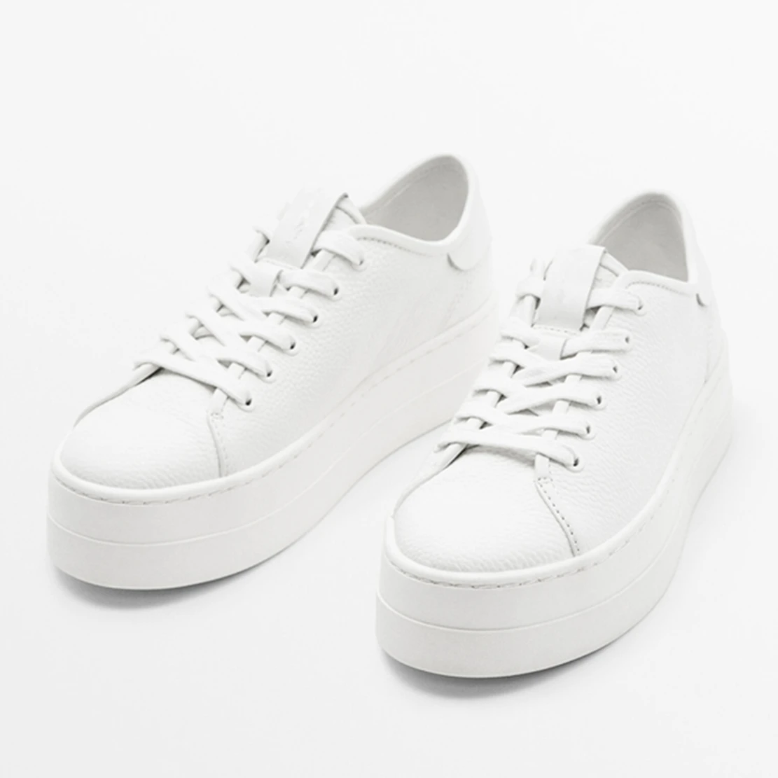Elmsk New Arrival Fashion Shoes Women White Shoes Platform Casual Sneakers