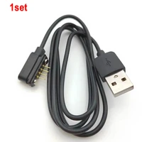 1set 4p 2 54mm magnetic usb charging cable male female pogopin connector power port magnets contact pad pcb charging socket jack