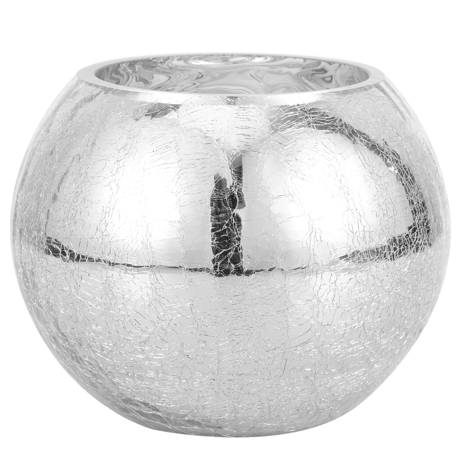 

Silver Nordic Modern Desktop Glass Vase Flower Vase For Decor