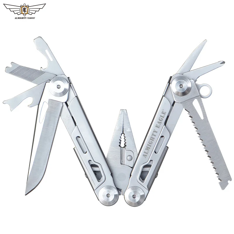 Stainless Steel Scissors Spring-action Multi-tools Pliers  F