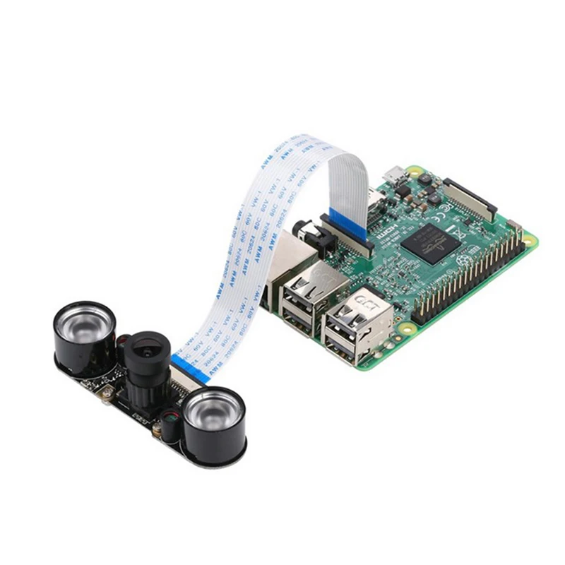 Регулируемый фокусный ночной Vsion 5MP модуль камеры для Raspberry Pi 4B/3B +/3B/2B инфракрасный