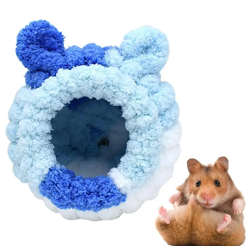 

Guinea Pig Bed Hamster HouseCage Hamster Nest Winter Warm Guinea Pig Small Animal Hideout Cave Pet Supplies Hamster Accessories
