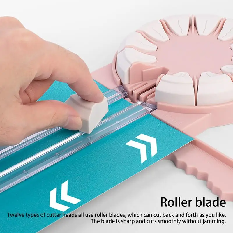 12 в 1 вращающийся на 360 градусов круглый нож для резки бумаги D IY компаса ручной