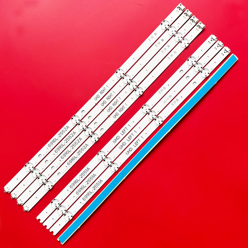 8/24 шт. планшетов для подсветки LG 6916L-2452A 6916L-2453A 6916L-2551A 6916L-2552A 49UH676V 49UH650V 49UH6500 49UH661V