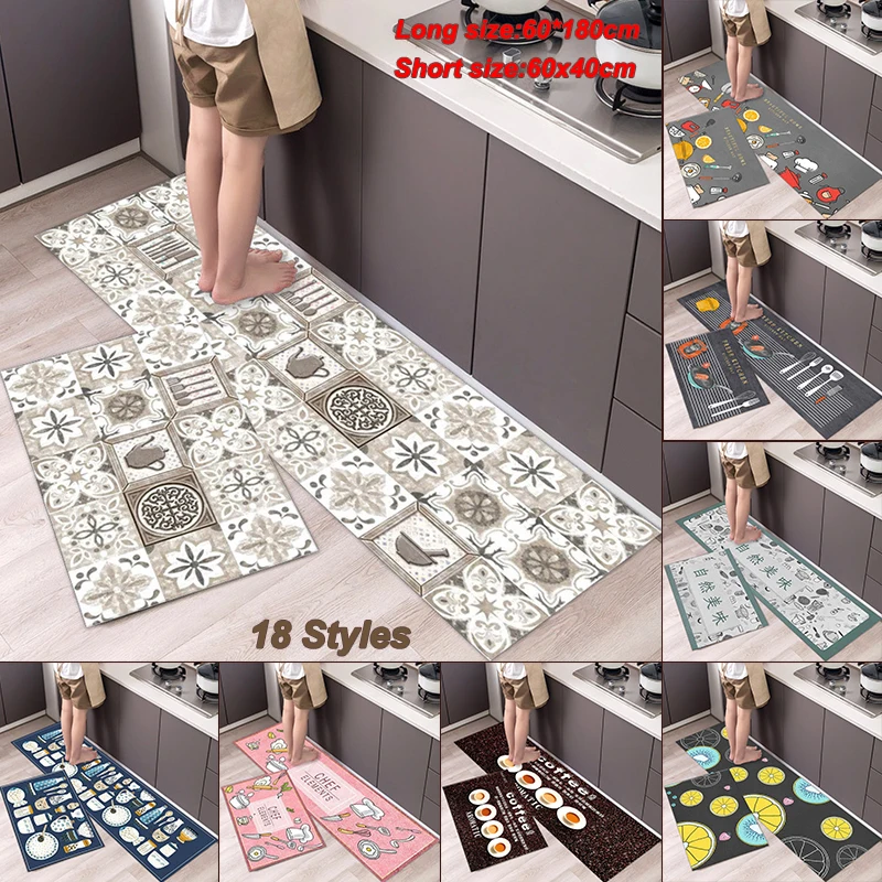 

Anti-Slip Kitchen Carpet Geometric Patterns Printed Home Entrance Doormat Floor Mats Carpets for Living Room Bathroom Mat Rugs