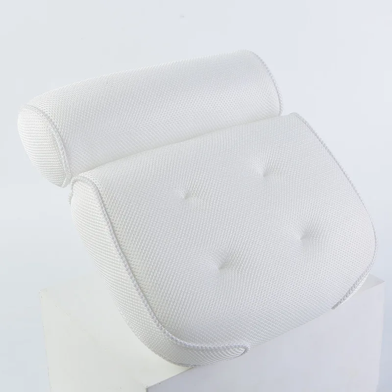 

Bath Pillow 3D Mesh Bathtub SPA Bath Pillows with Suction Cup The Bathroom Bath Crock Pillow