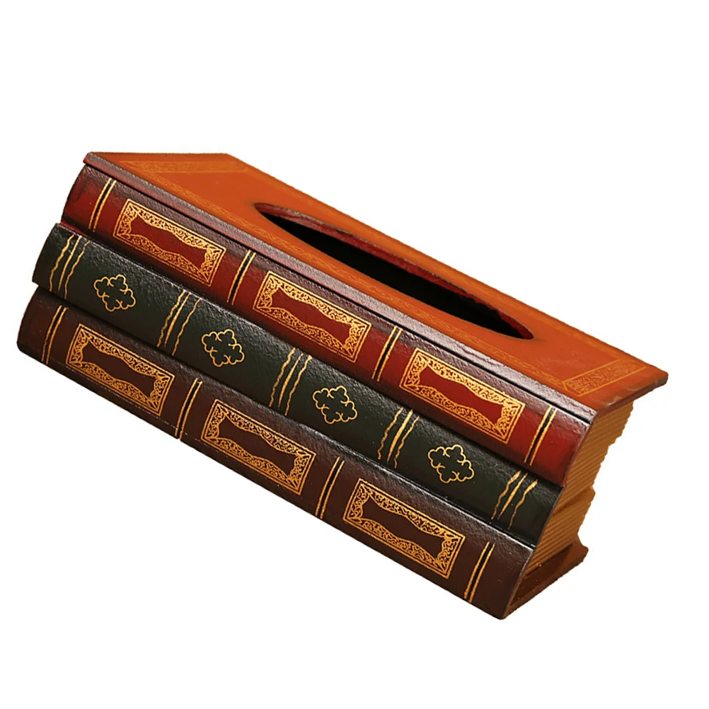 

1 шт., деревянная коробка для салфеток в стиле ретро