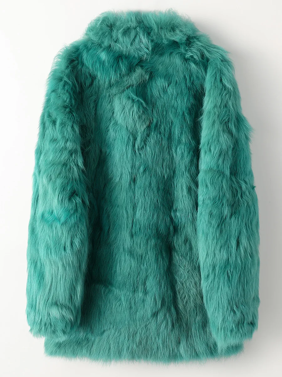 Short Fur Coat Women Stand Collar Zipper Tuscan Fur 2022 Winter New Korean Version of Leisure