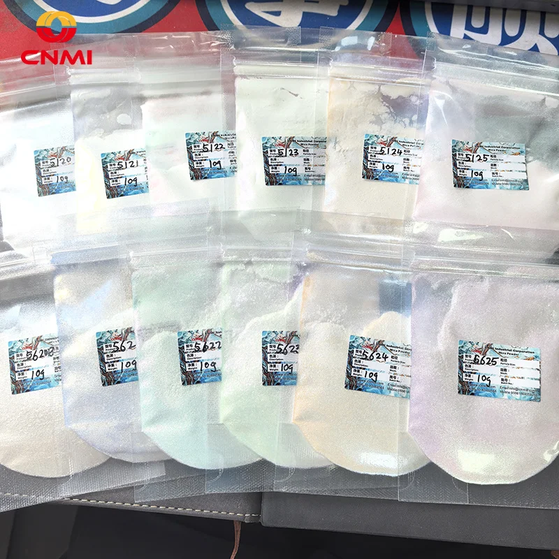 Фото 50 г. Блестящий пигмент Diamond Pearl Iridescent Powder ColorShift: ослепительная многоцветная иризация, эффект сияния, боросиликатное стекло, перламутровый пигмент №1