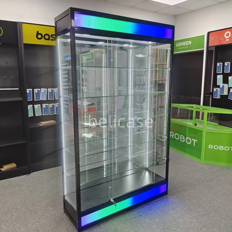 Стеклянная витрина для магазина дыма под заказ цвет женский розничный магазин