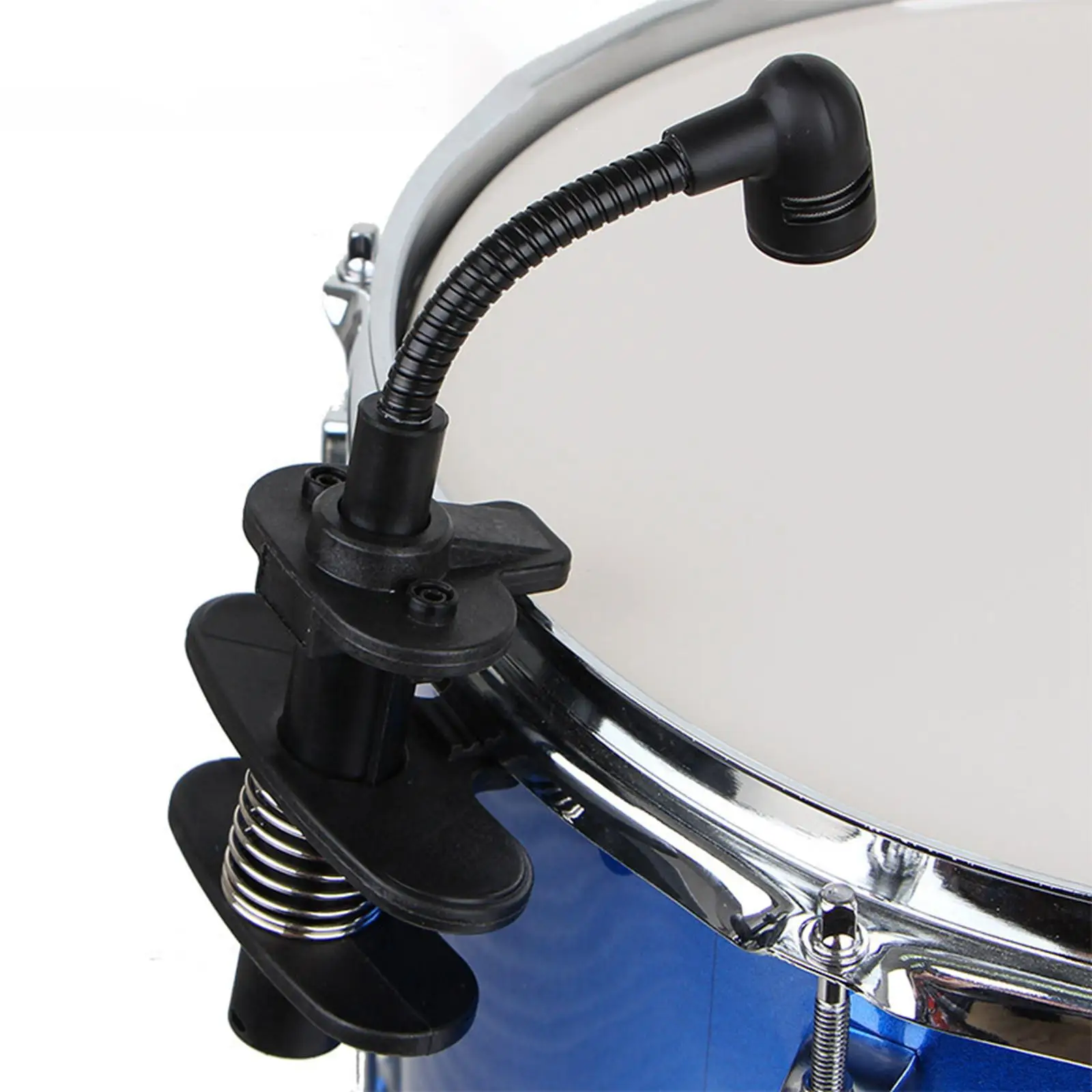 

Condenser Microphone for Drums Standard XLR Plug Clip Mounted with Integrated Preamp Cardioid Capsules High Output for Stage