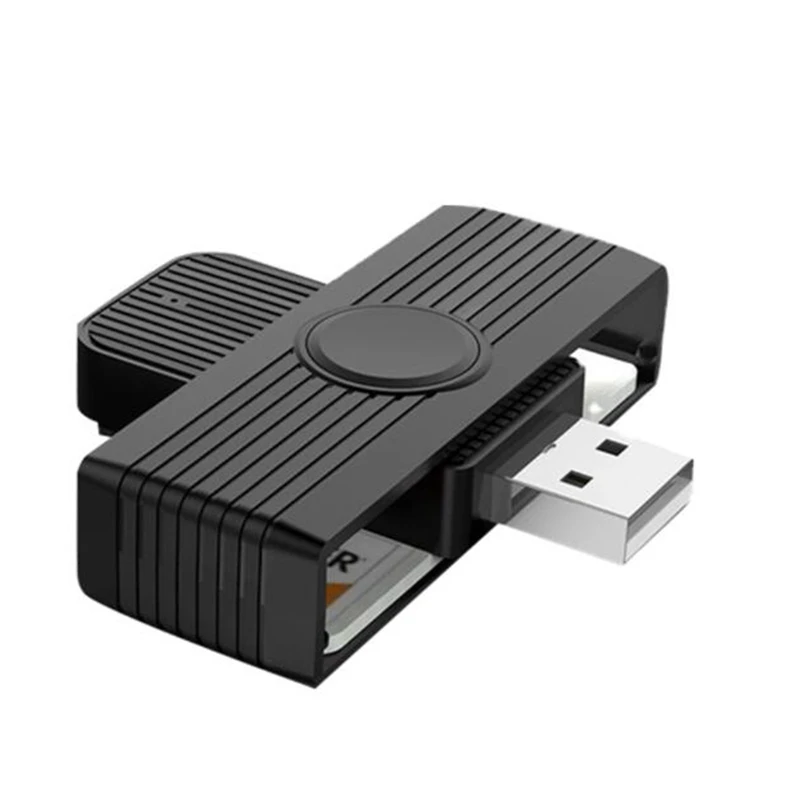 Считыватель смарт-карт USB 2 0 считыватель банковских карт SIM-карт cvc ID-карт для ПК