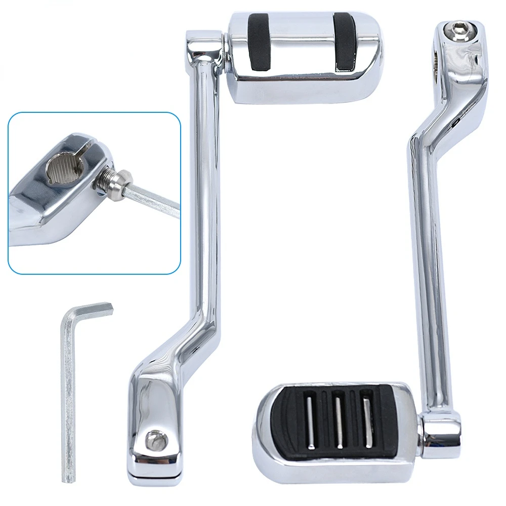 

1 Pair Heel Toe Shift Pegs Front & Rear Levers With Shifter Pegs For Harley Davidson 86-17 FL Softail, 88-22 Touring VR-PSD11